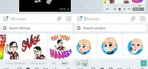 Stickers and BitMoji