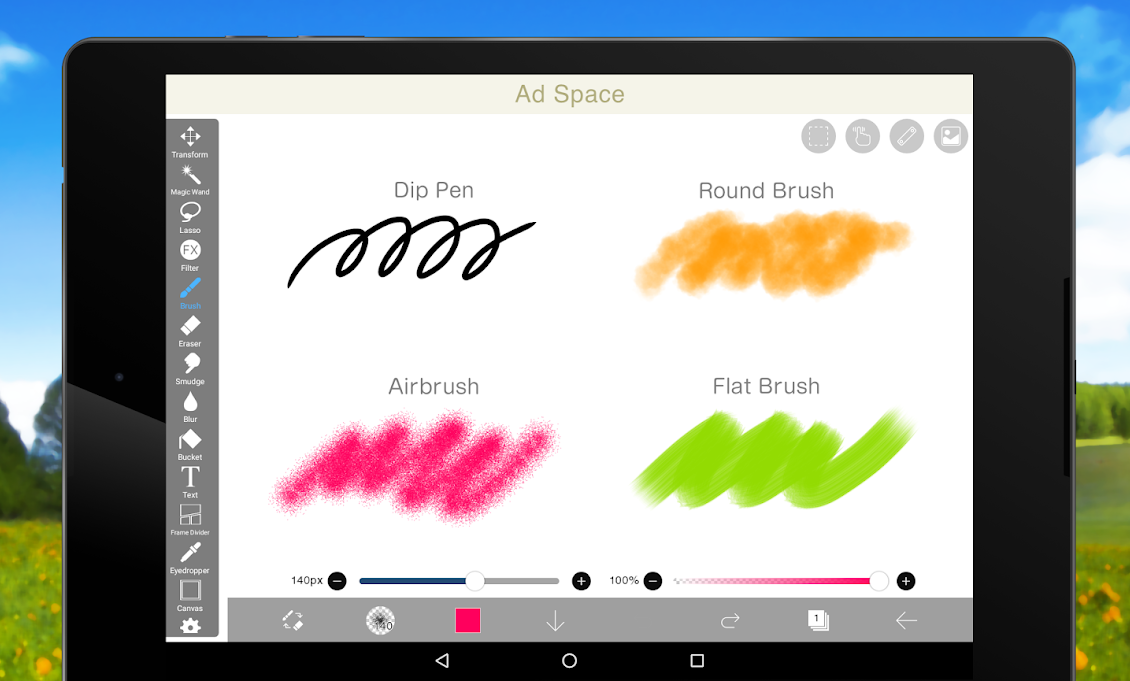 draw on your Android tablet