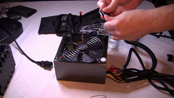 how to check power supply wattage without opening
