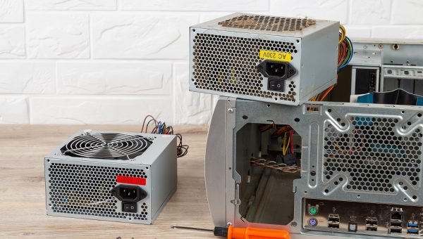 how to install power supply fan up or down