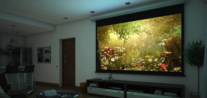 What is a Motorized Projector Screen?