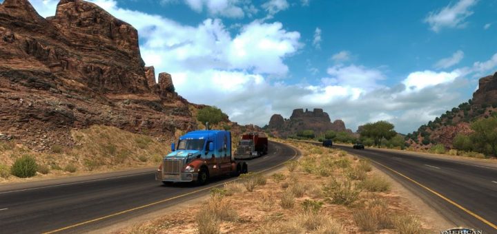An Epic Cross-Country Journey in American Truck Simulator Map
