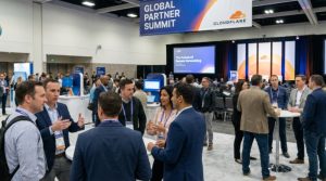 Networking professionals and IT leaders exchanging ideas at the Global Partner Summit during Cloudflare Connect 2026 at the Moscone Center in San Francisco